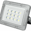 10-Đèn Led Pha Thấu Kính Kingeco 10w, Vỏ Xám, Chip Lumileds 2835