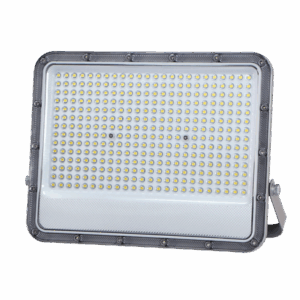 16-Đèn Led Pha Thấu Kính Kingeco 200w, Vỏ Xám, As Trắng, Chip Lumileds 2835